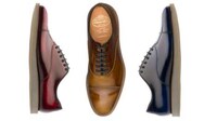 Petrol Leather Studded Shoes Image 4