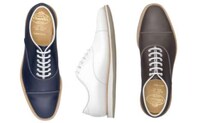 Petrol Leather Studded Shoes Image 5