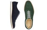 Petrol Leather Studded Shoes Image 6