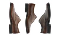 Petrol Leather Studded Shoes Image 7