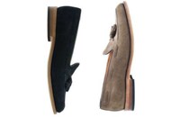 Petrol Leather Studded Shoes Image 8