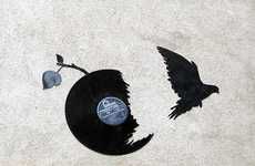 Avian Record Graffiti Art
