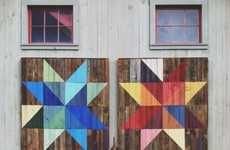 Rainbow Graffitied Barns