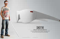 Obstacle-Detecting Eyewear