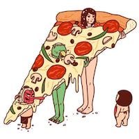 Kitschy Food Illustrations Image 4