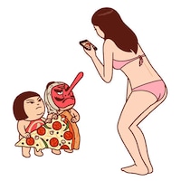 Kitschy Food Illustrations Image 6