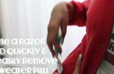 DIY Clothing Ball Removals