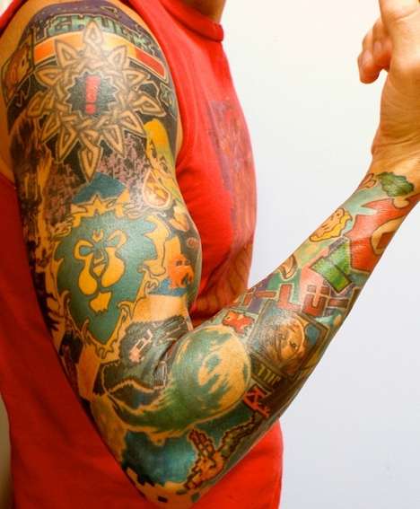 Retro Gaming Body Art