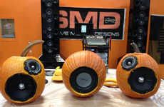 Powerful Pumpkin Speakers