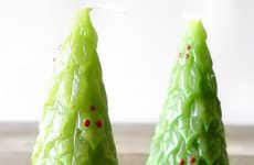 Holiday Tree Candlesticks