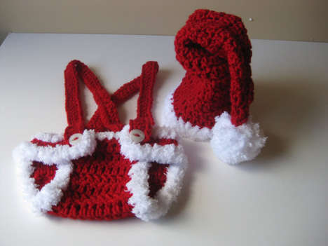 Festive Knitted Diapers