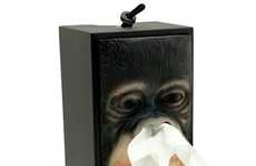Whimsical Ape Kleenex Boxes