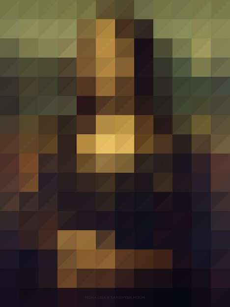 Famed Pixelated Paintings