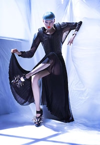 Futuristically Textured Fashion Image 4
