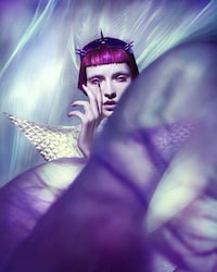 Futuristically Textured Fashion Image 5