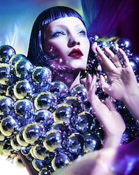 Futuristically Textured Fashion Image 8