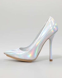 Holographic Pointed Heels Image 2