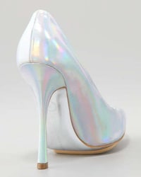 Holographic Pointed Heels Image 3