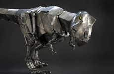 65 Scrap Metal Sculptures