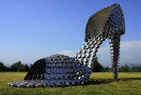 Cookware-Inspired Footwear Art Image 5