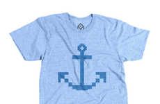 Pixelated Graphic T-Shirts