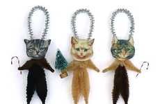 Bobble Head Kitten Ornaments