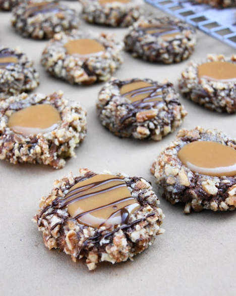 Brimming Caramel Biscuits