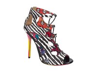 Cartoonish Cheetah-Print Heels Image 7