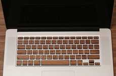 Wooden Keyboard Skins