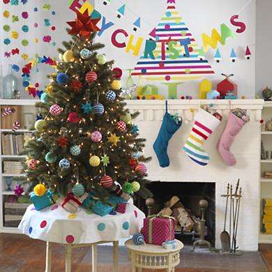 Lifelike Christmas Tree Stickers