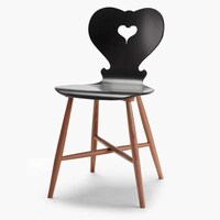 Silhouetted Heart-Shaped Seating
