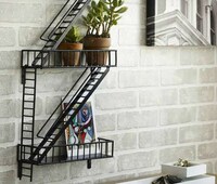 Fire Escape Bookshelves Image 2