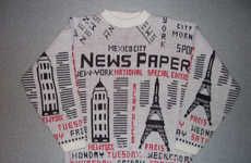 Newspaper-Printed Pullovers