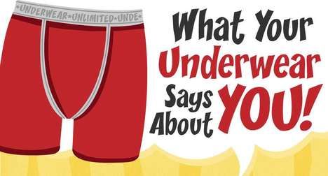 Ungergarment Personality Charts : underwear identity infograpic