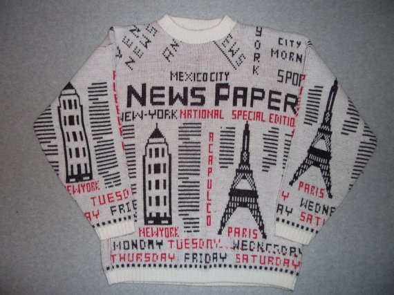 15 Newspaper Print Fashions