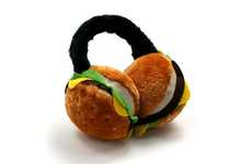 Tasty Hamburger Ear Warmers