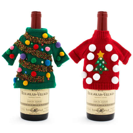 Wool Holiday Champagne Sleeves