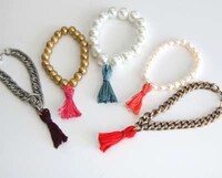 DIY Beaded Tassel Bracelets Image 7