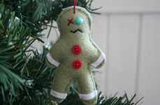 Undead Cookie Ornaments