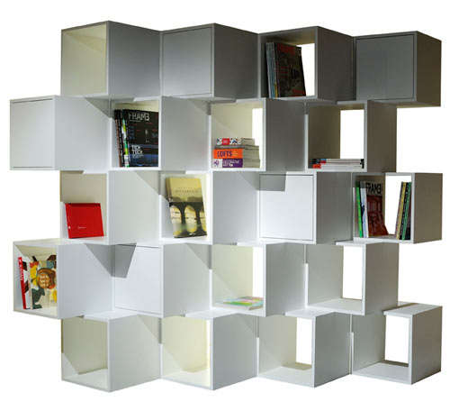 Modular Box Storage Units : Limit Bookshelf Divider