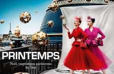 Floating Ornament Fashion Ads