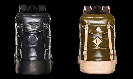 Glossed Puffy Backpacks