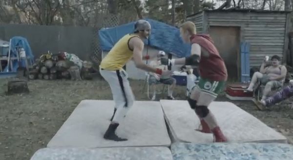 Spoofed Wrestler Commercials