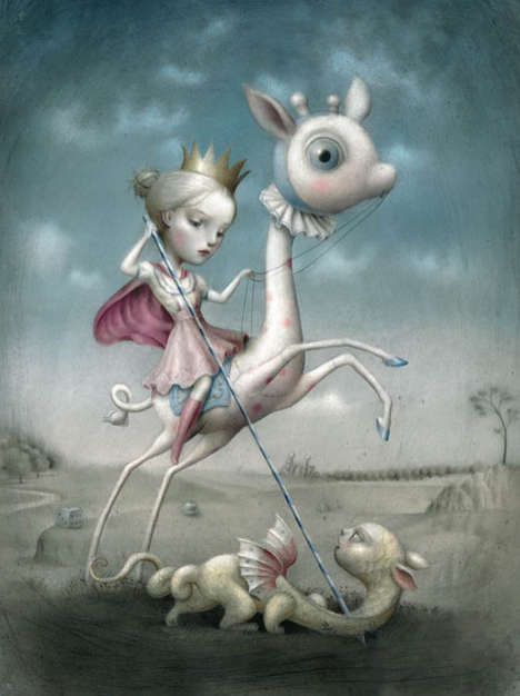 Whimsical Damsel Illustrations