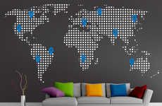 Google Maps-Inspired Wall Decals