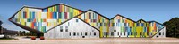 Jagged Candy-Colored Buildings