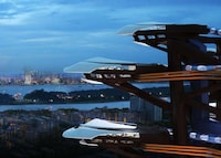 Spacecraft-Inspired Towers Image 6