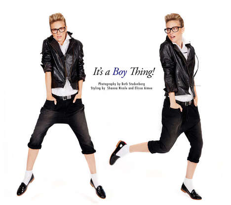 Chic Boyish Fashion