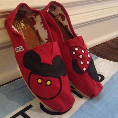 Minimalist Disney Mice Shoes