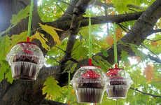 Edible Cupcake Ornaments